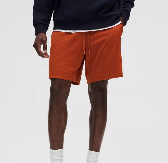 NWT Lululemon Mens Double-Layered Mesh Linerless Short 7" Size LARGE - Picture 1 of 16
